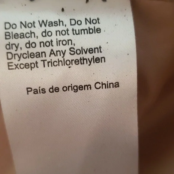 Very Nice Venus High Low Camel Colored Wool Blend Coat Sz 14 - Picture 5 of 5